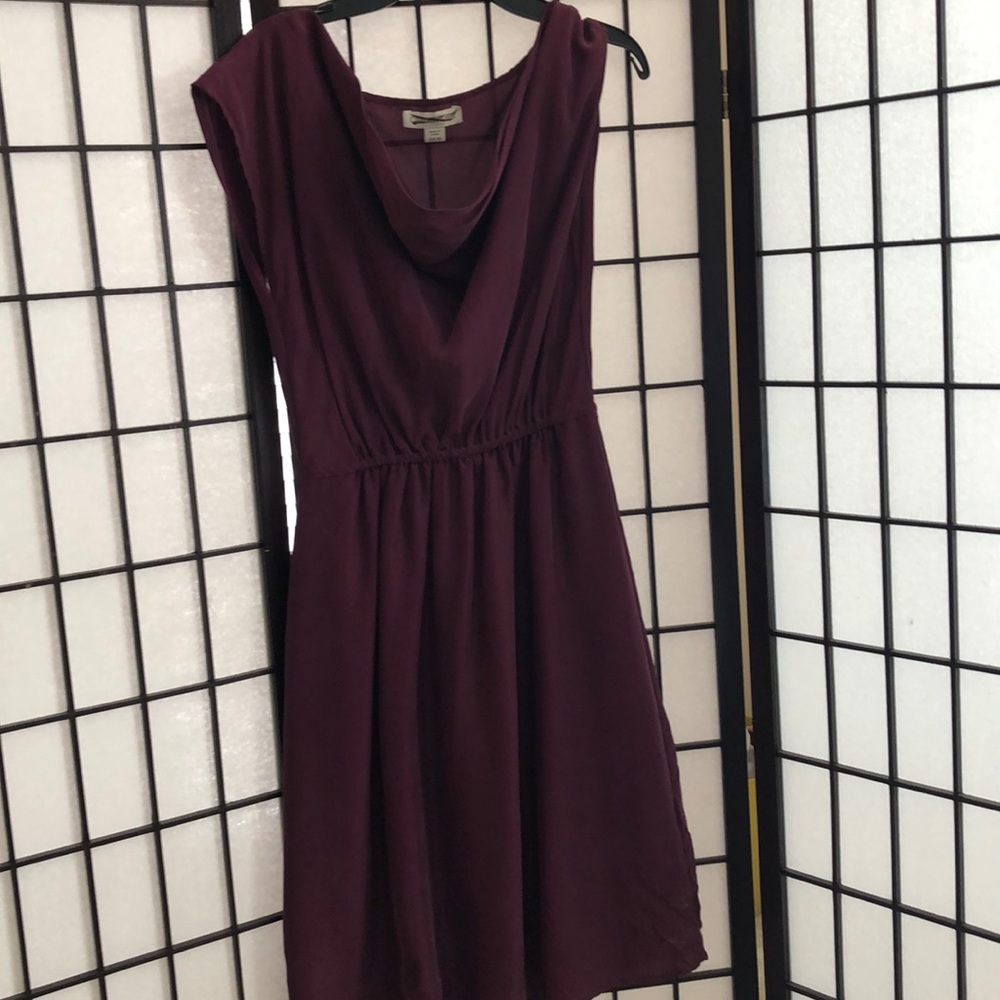 Lined silk dress